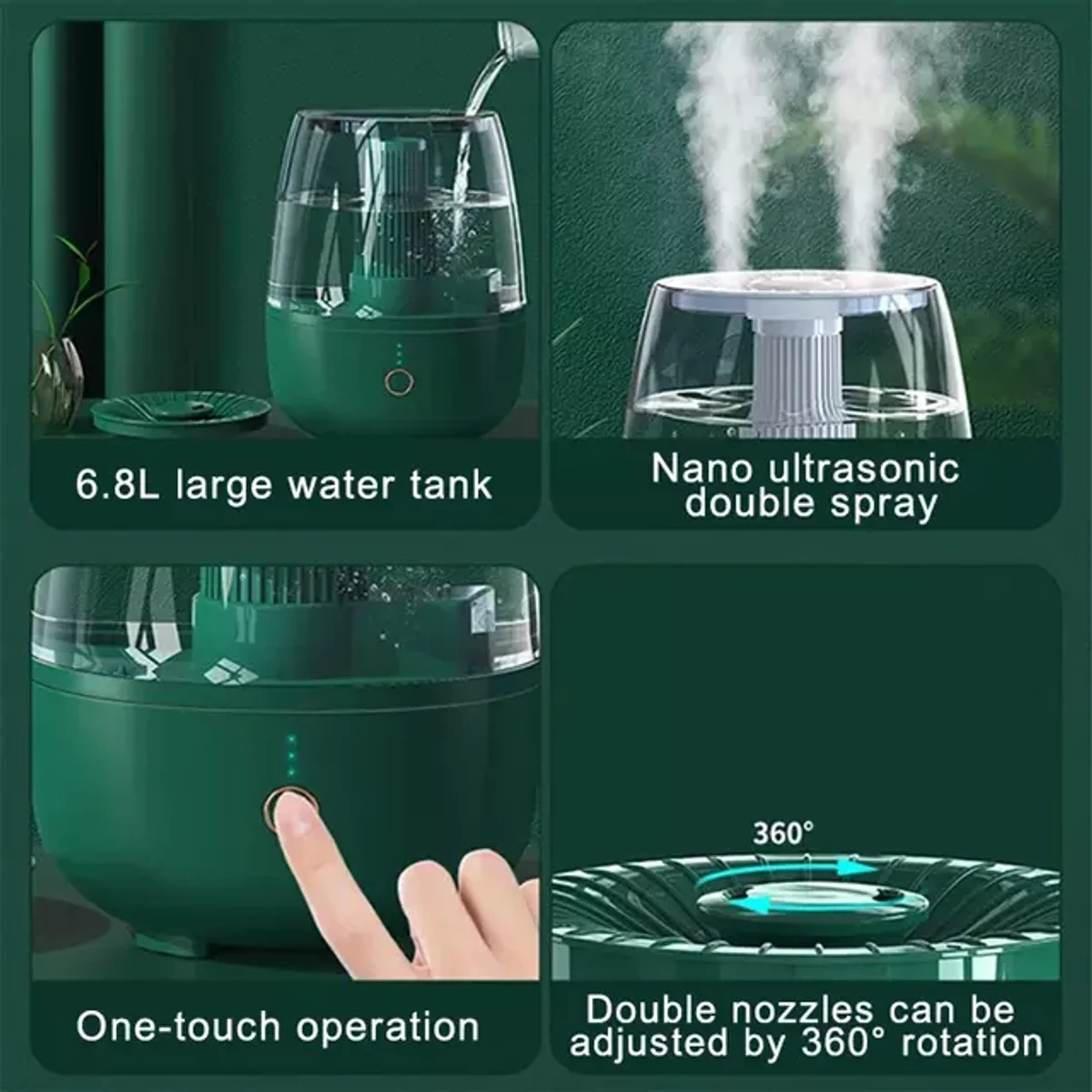 TWO Port Spray Humidifier 6.8L